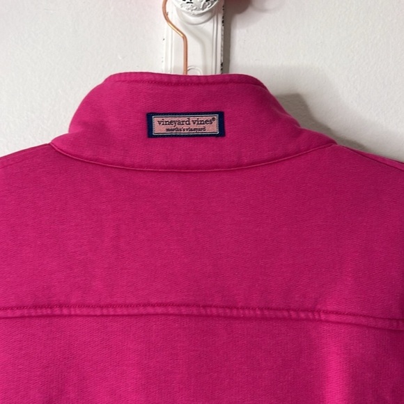Vineyard Vines Brushed Terry Relaxed Shep Shirt in HTF color Berry, Medium. - Picture 10 of 13